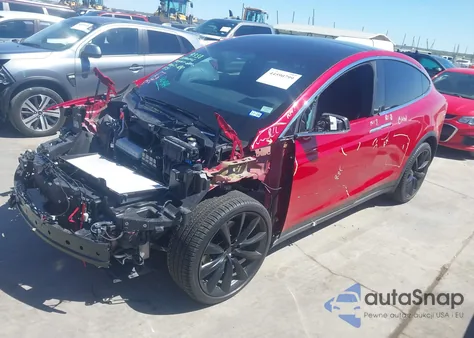 2020 Tesla Model X Long Range Dual Motor All-Wheel Drive/Long Range Plus Dual Motor All-Wheel Drive from USA, damaged, VIN 5YJXCBE23LF303033